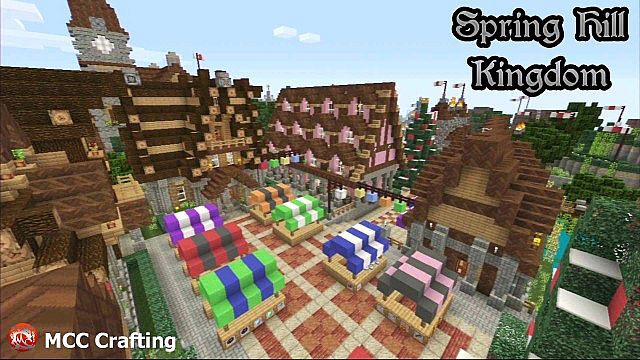 My first world. Spring Hill Kingdom. Colourful Medieval 