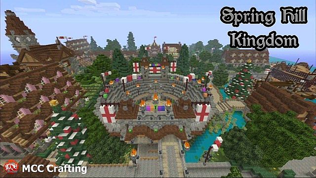 My first world. Spring Hill Kingdom. Colourful Medieval Style Castle ...