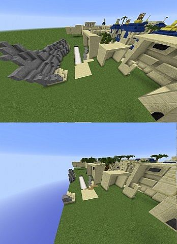 Top picture Orginal Botton picture Hypixel Server