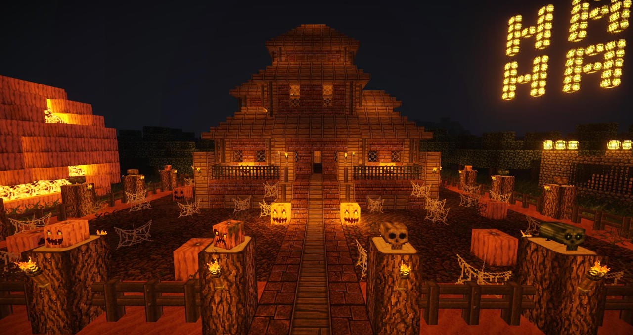 Haunted House & Cemetery Download Minecraft Map