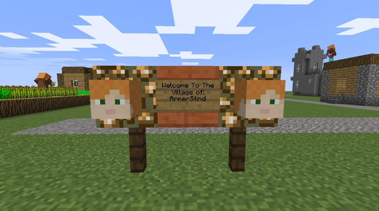 Armor Stand NPC Sculpture Village Minecraft Map