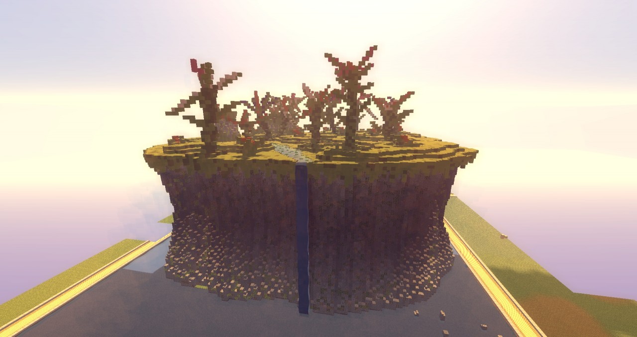 Fantasy Flower Island Organic Minecraft Map
