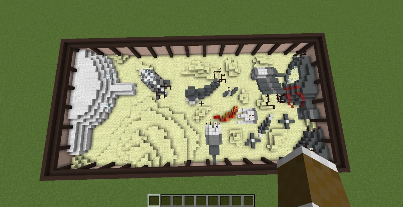 Crash Landing paintball map Minecraft Map