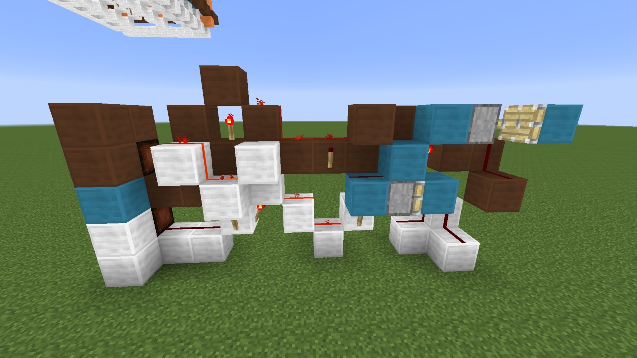 8 bits binary comparator GISED_Link Minecraft Map