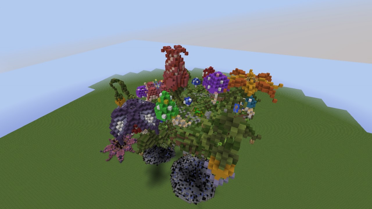Floating Flower Islands Minecraft Map