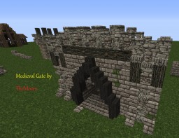 Small Medieval Gate Minecraft Map & Project