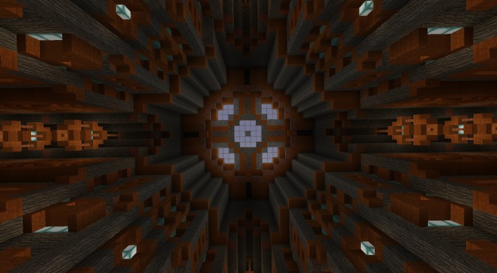 A inside view from the bottom up, instead of top down