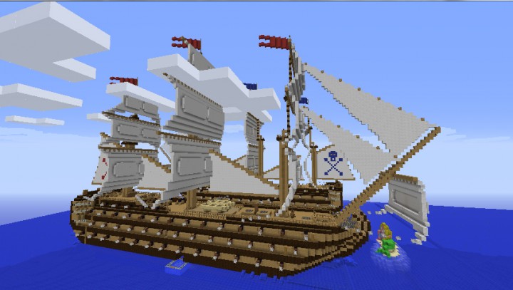 Pirate SHIPS TOWN ! Role Play NON-PVP Survival Towns