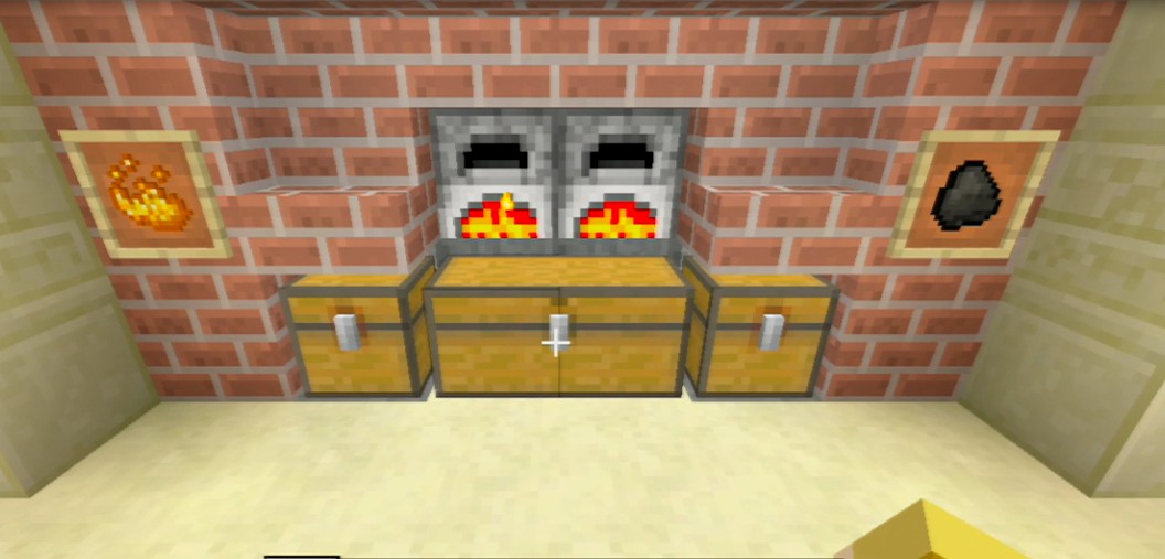 Tutorial Survival Automatic Dual Furnace Minecraft Map