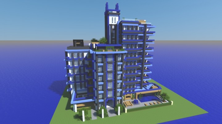 Large modern hotel 1 Minecraft Map