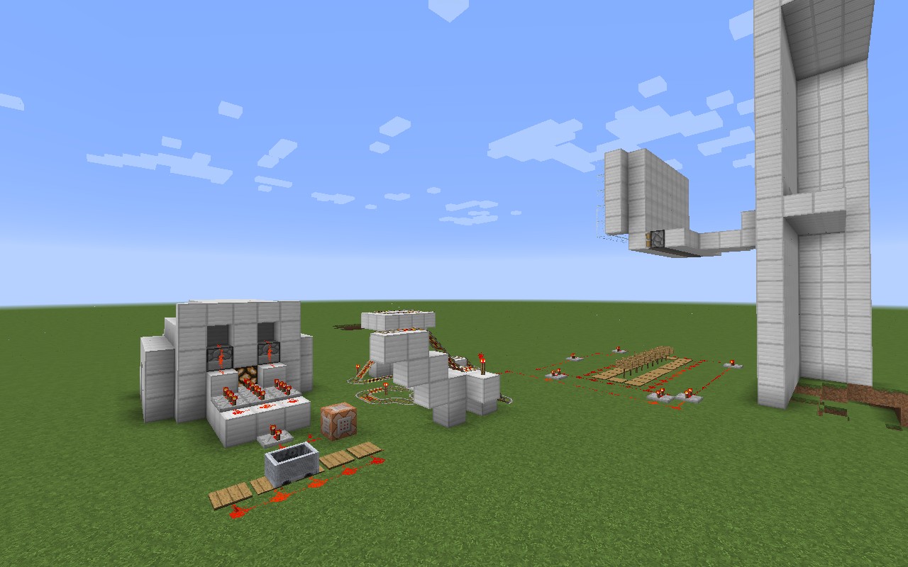Rube Goldberg Machine (extended) Minecraft Project