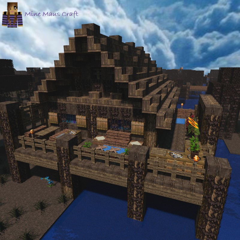 A Stilt House School In Little Debaria [DOWNLOAD] Minecraft Map