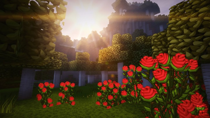 Example of PureBDcraft with Shaders - no postprod