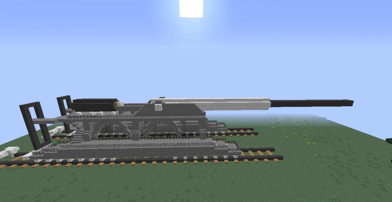 ECS] Schwerer Gustav Railway Gun Minecraft Map