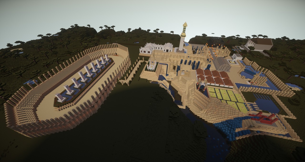 the Greek city Minecraft Map