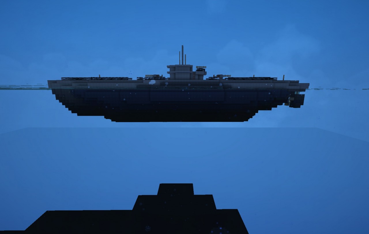 Type XIV Milk Cow UBoat Submarine With Full Interiors Minecraft Map
