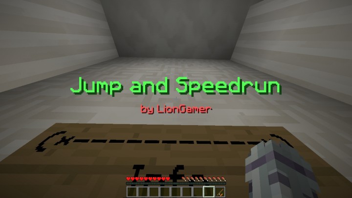 Jump and Speedrun [v1.3] - Minecraft Jump and Run Challenge Minecraft Map
