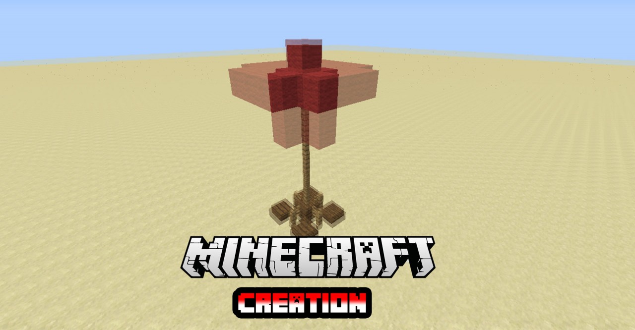 [1.8] Functional Beach Umbrella Minecraft Creation Minecraft Map