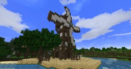 [S] Medieval WindMill Minecraft Map & Project