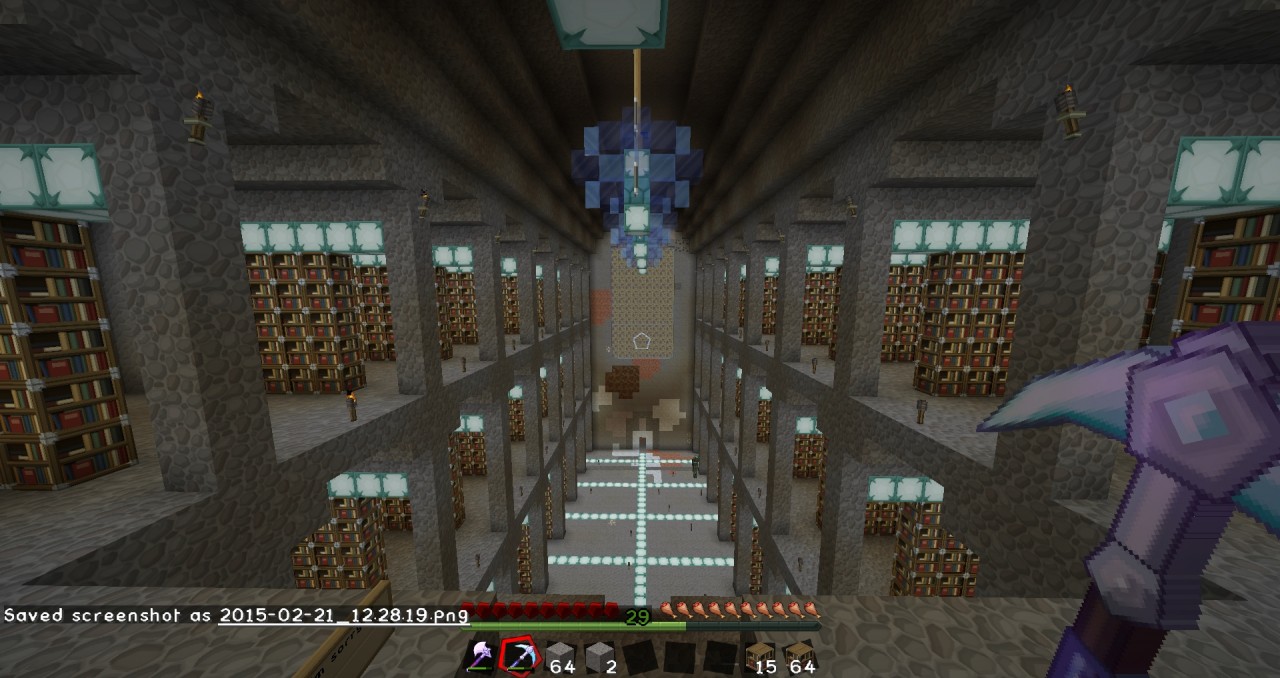 Underground Library Minecraft Map
