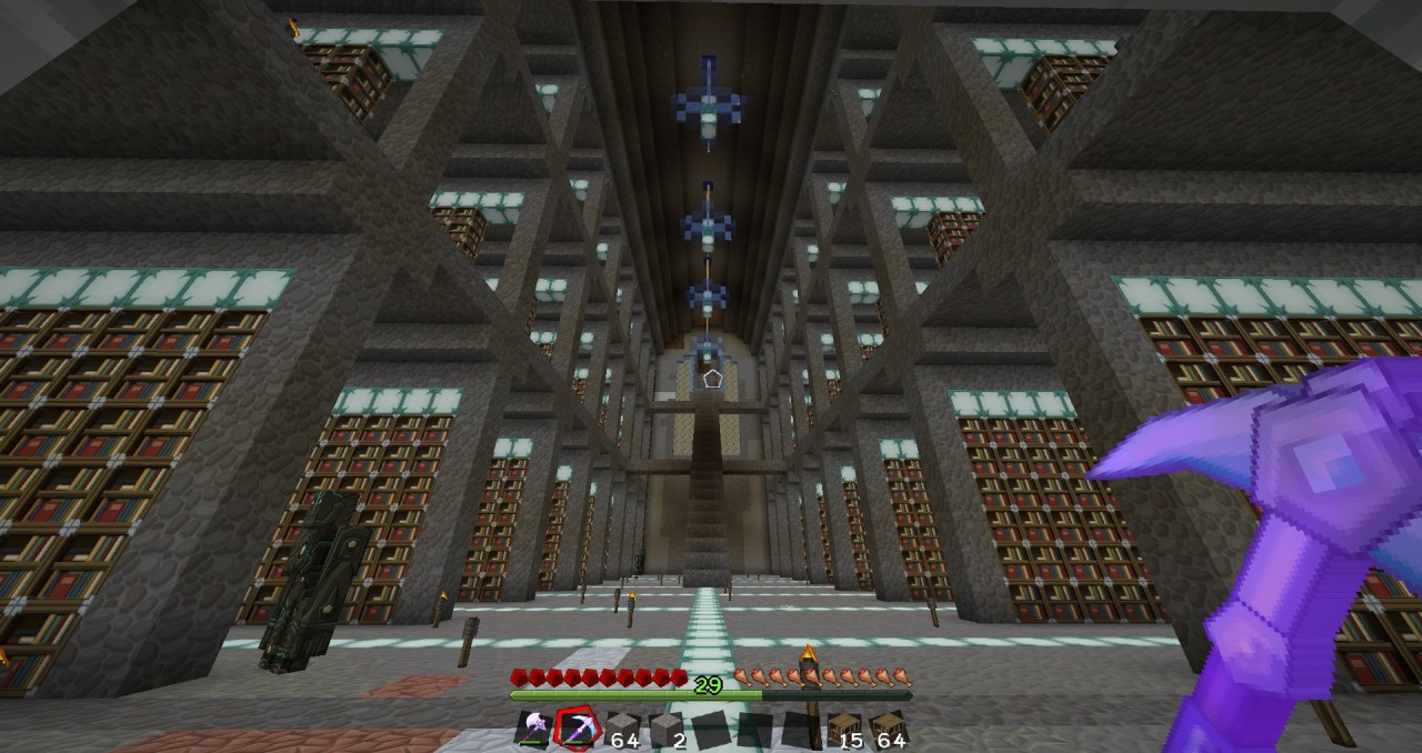 Underground Library Minecraft Map