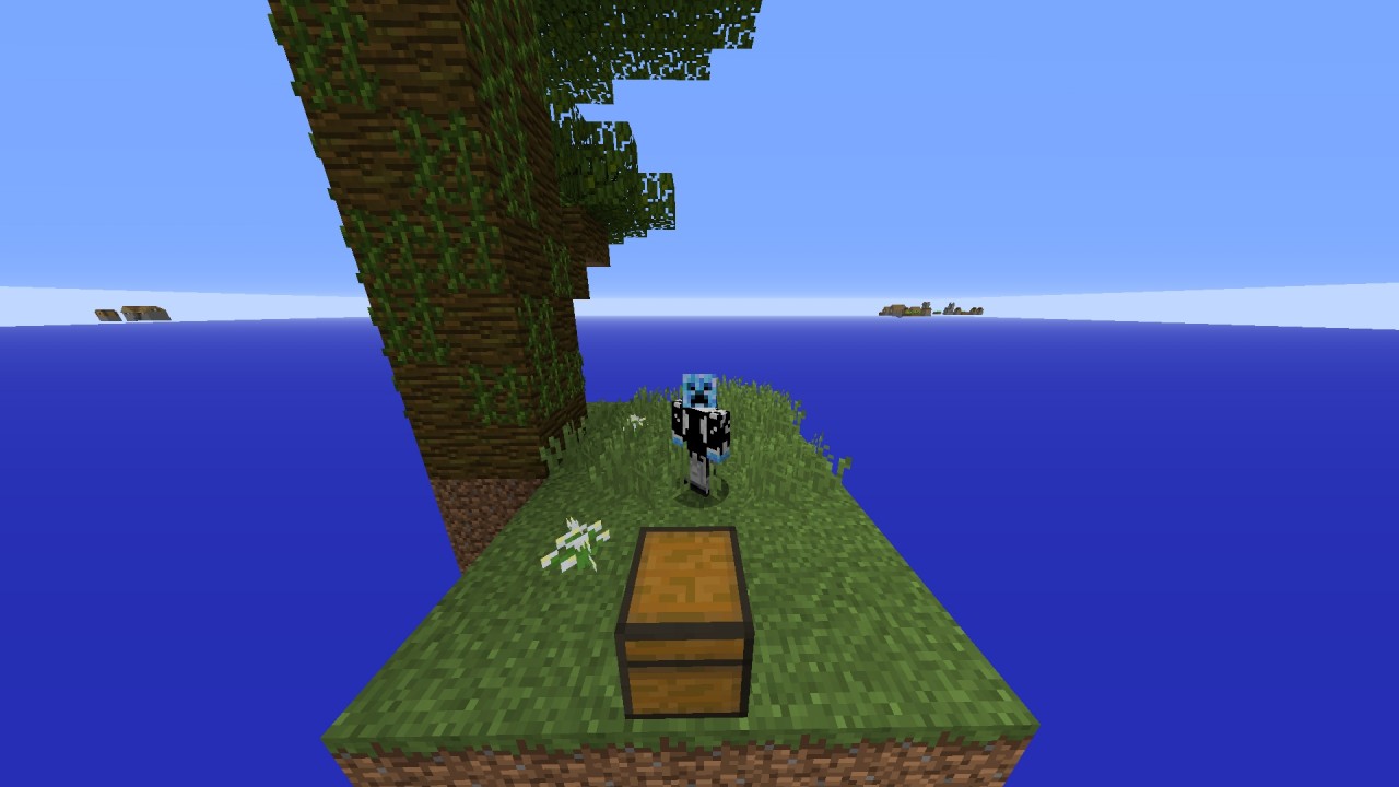 Jungle skyblock Minecraft Map