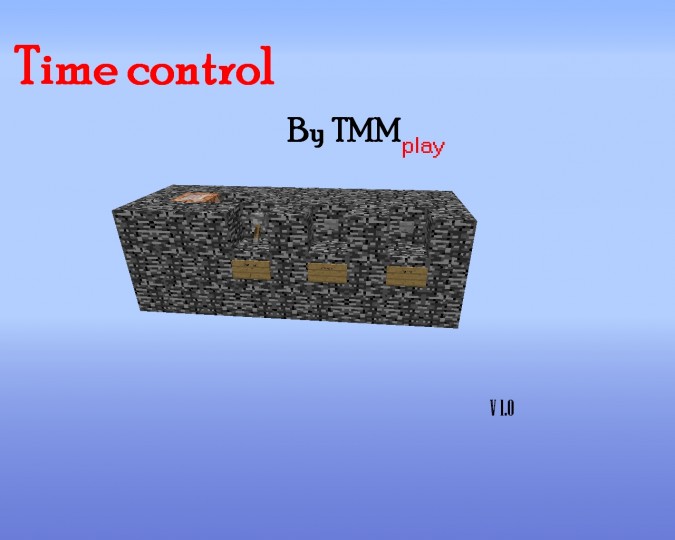 Time control Minecraft Map