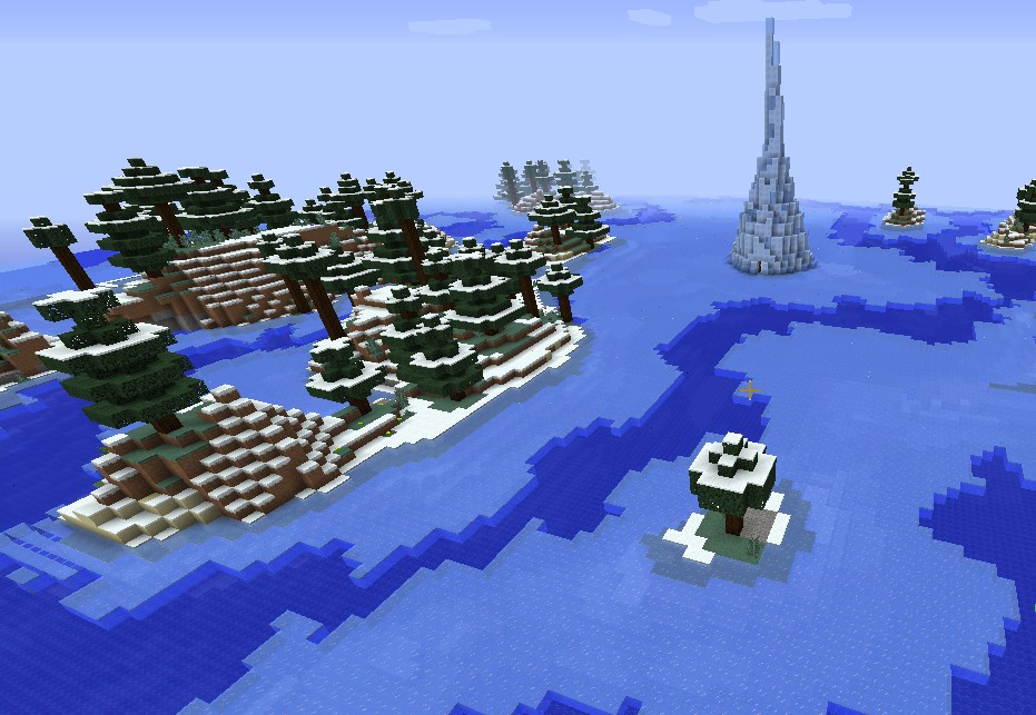 Melting ice clock tower (with story) Minecraft Map
