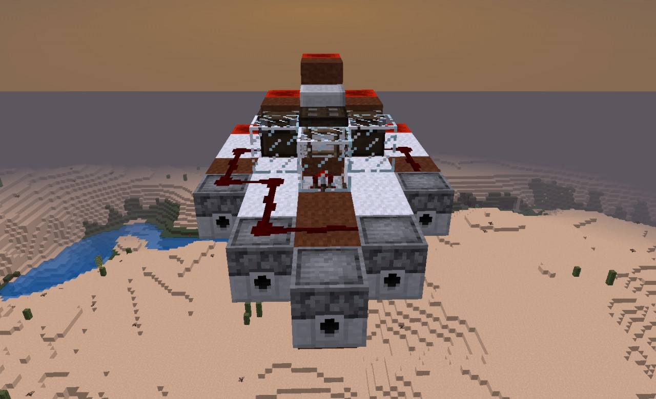 Functional Movecraft Fighter Salamander Minecraft Map