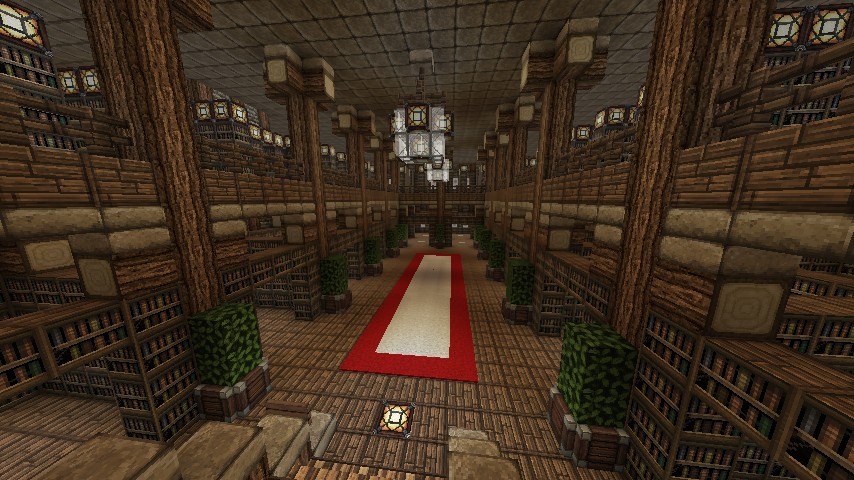 The Great Library Minecraft Map