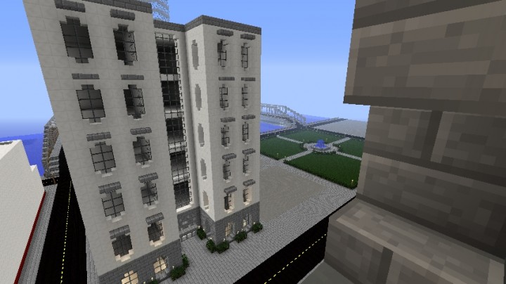 One of the new buildings