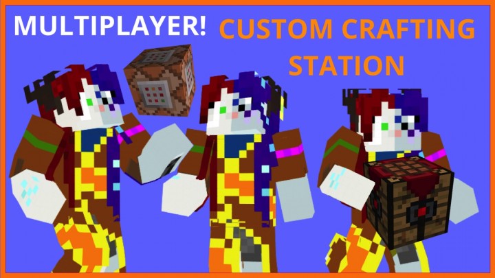 Portable Custom Crafting Station [Commands] (v1.08) Minecraft Map & Project