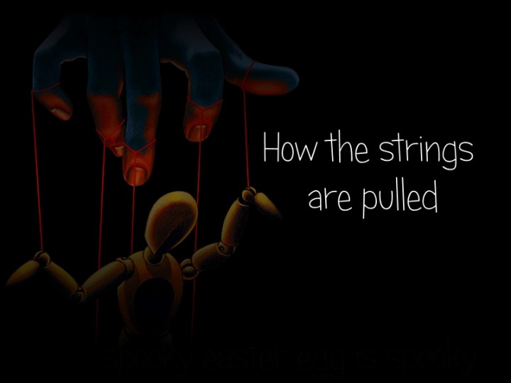 How the strings are pulled