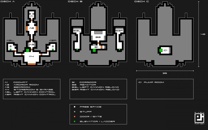 floor plan - top down view