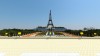 Eiffel tower viewed from Palais de Chaillot