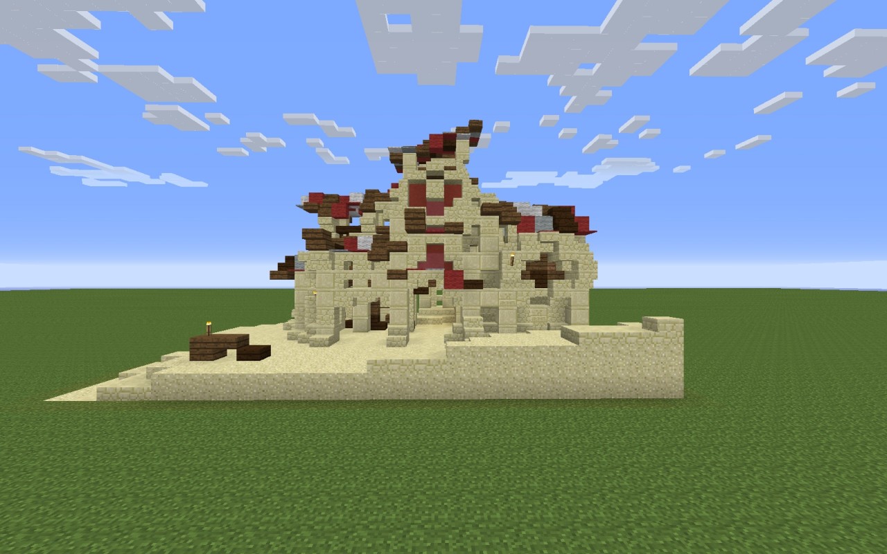 Map zombie survival desert Minecraft Map