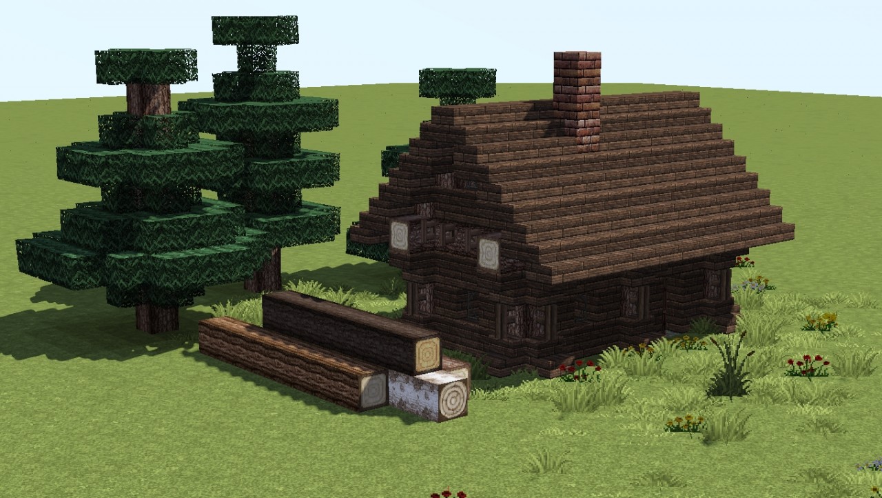 house of a lumberjack Minecraft Map
