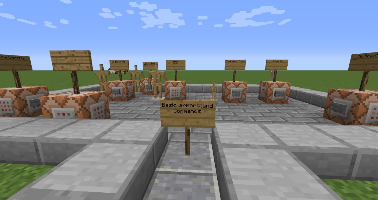 Armor Stand Tutorial Minecraft Map