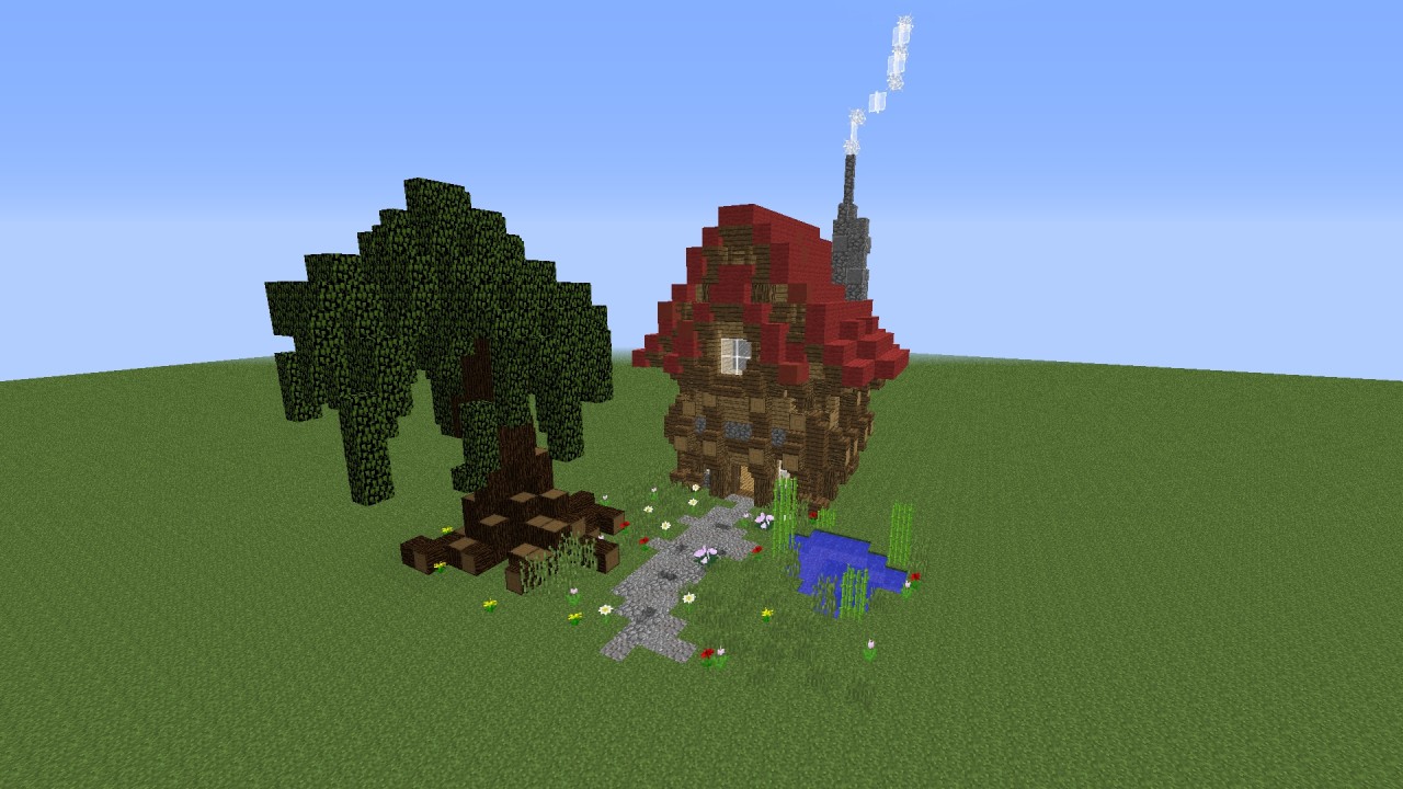 Medieval Pond House Minecraft Map