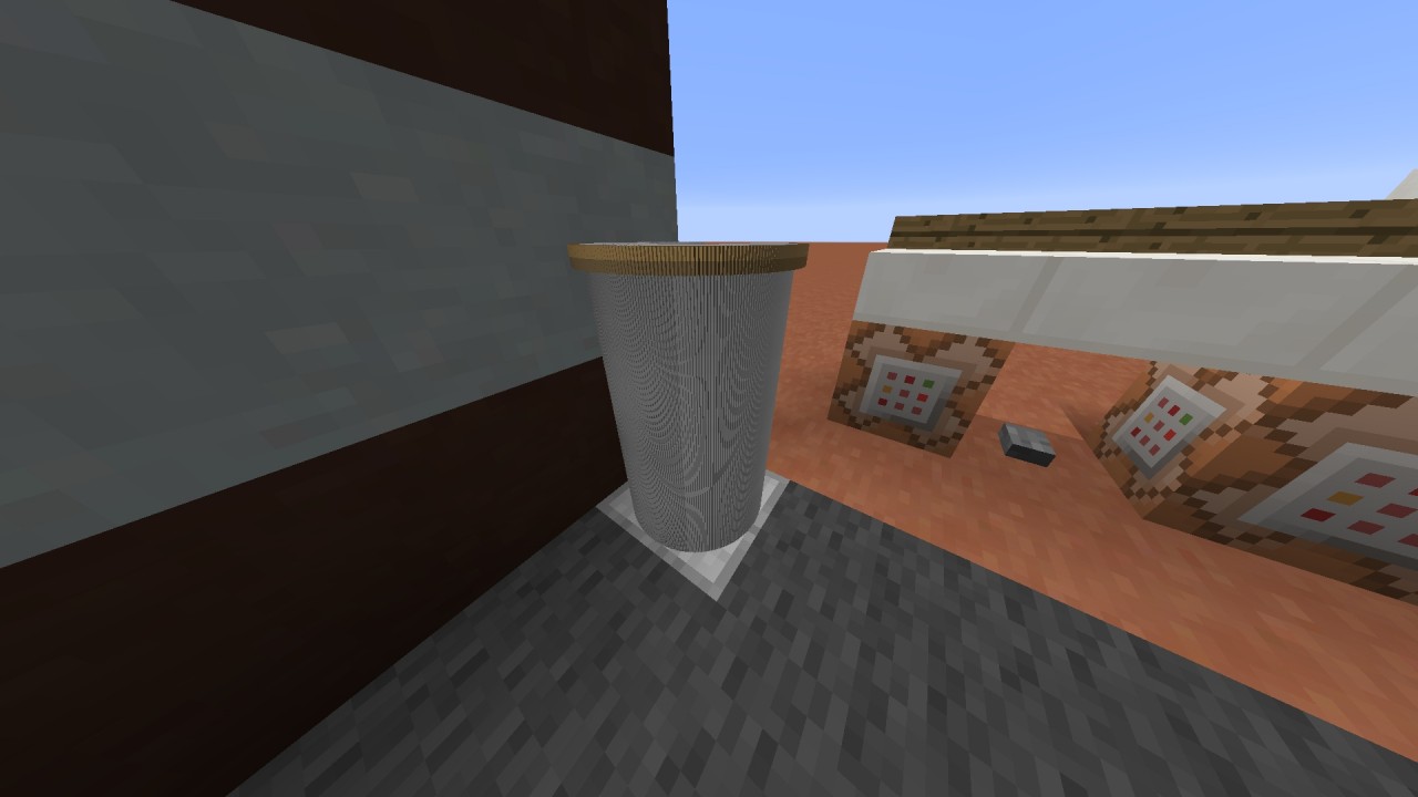 Circular Furniture Vanilla Minecraft Minecraft Map