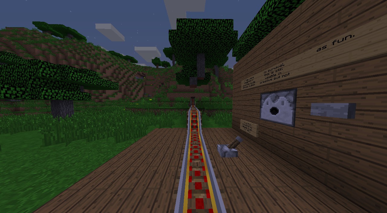 Small Minecart ride Minecraft Map