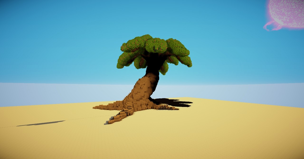 Giant palm tree Minecraft Map