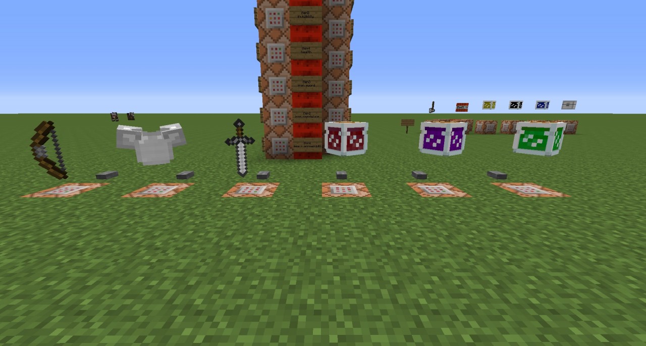 Weapon/Item Pickup System Minecraft Map