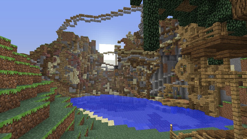 Old medieval port minecraft map