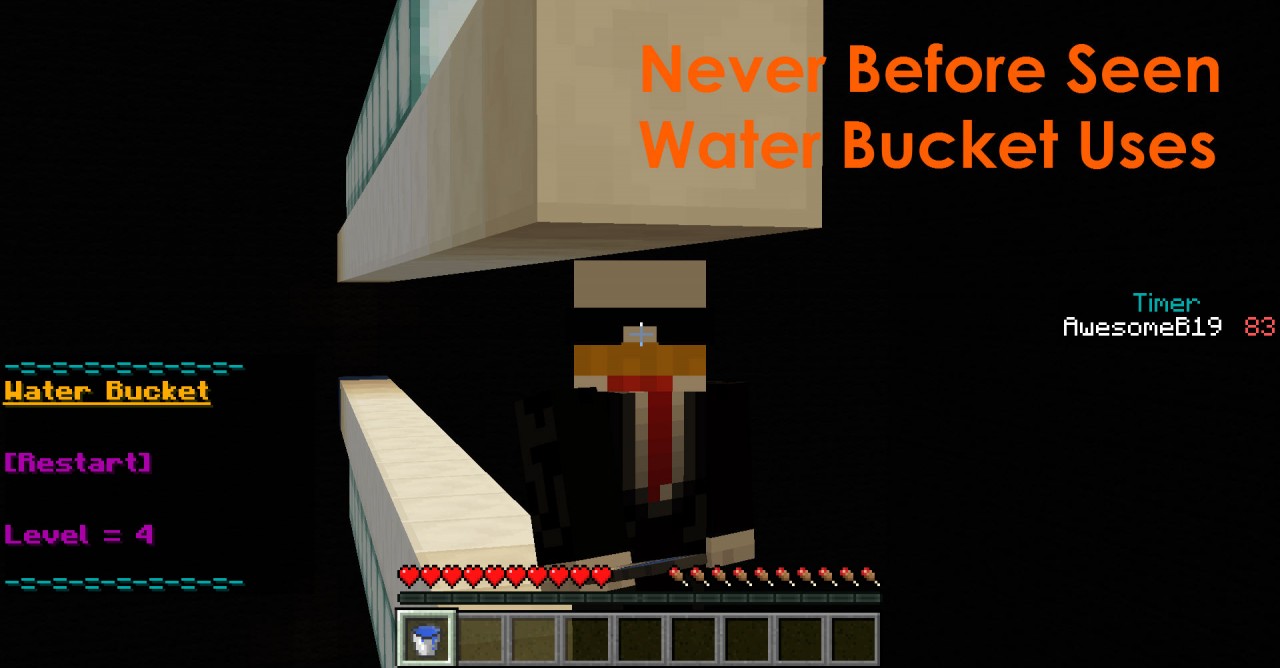 Water Bucket, Innavative Puzzle Map Minecraft Map