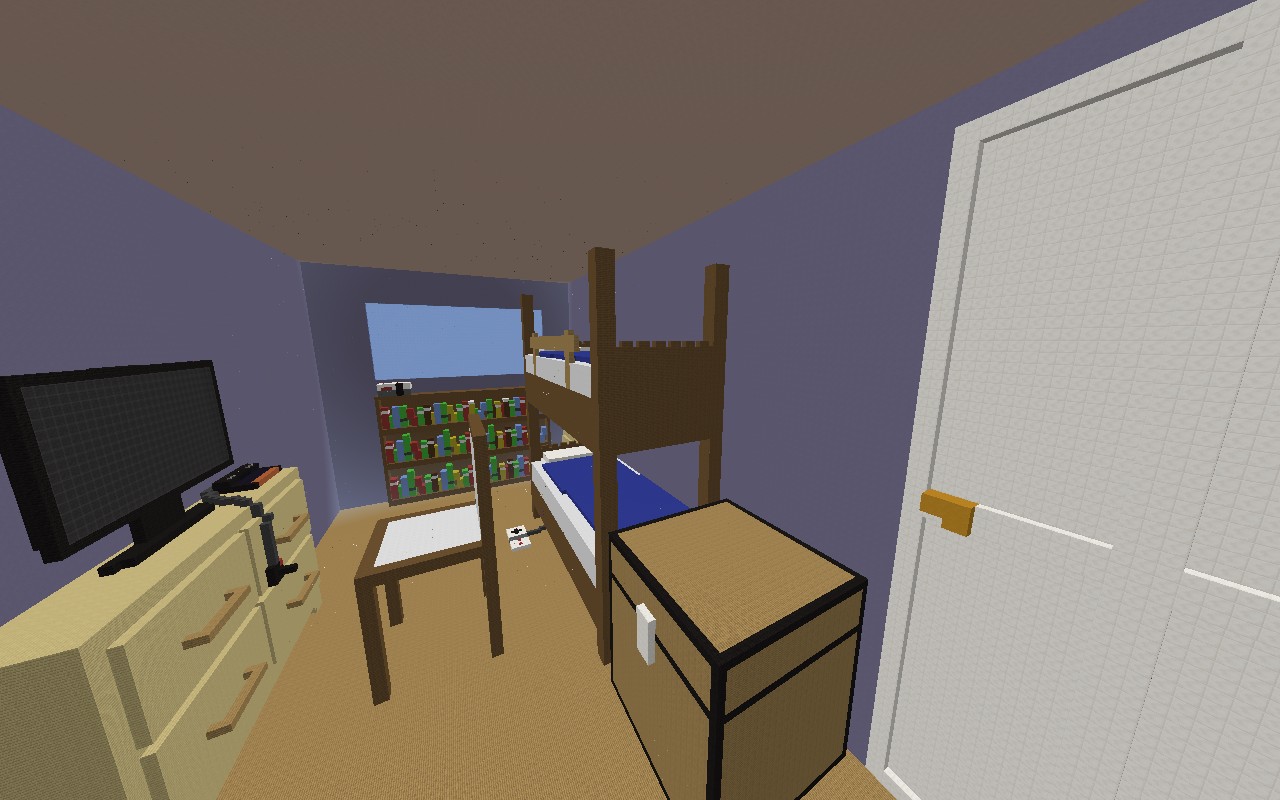 Giant Room #1 (Bedroom) Minecraft Map