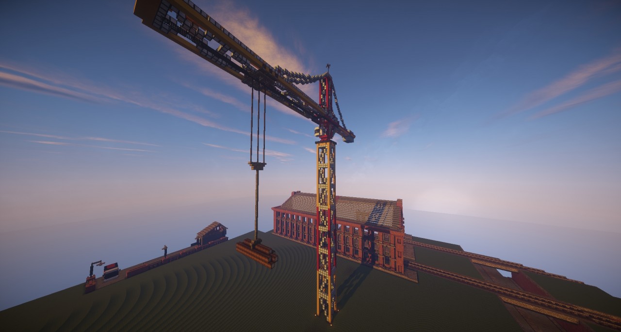 [32BW] Construction Crane Minecraft Map