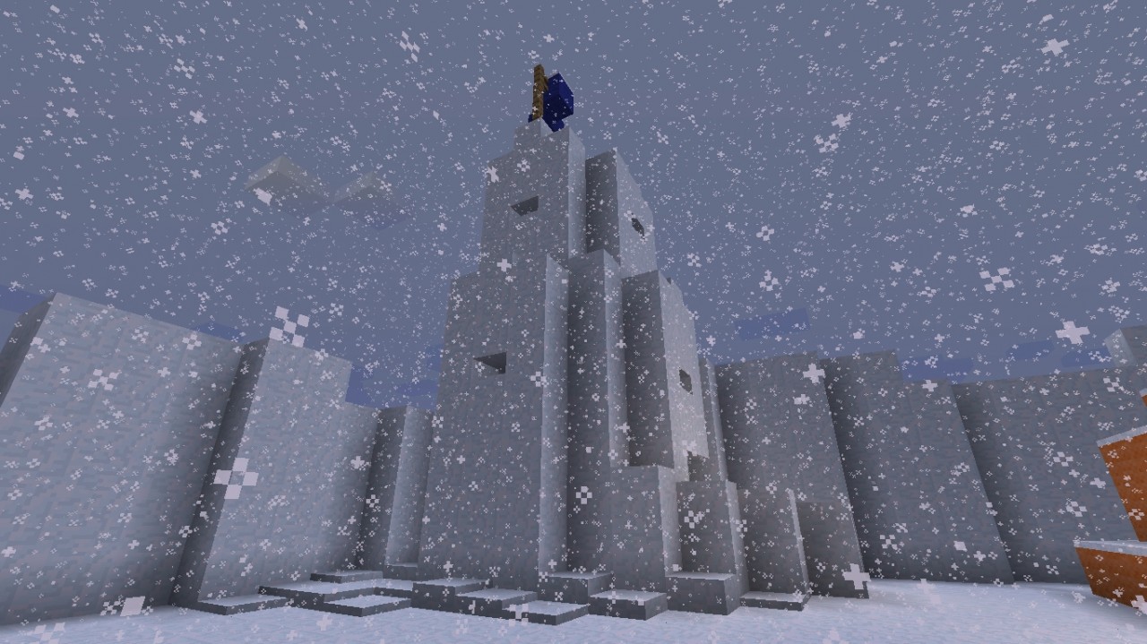 Small Snow Village Minecraft Map