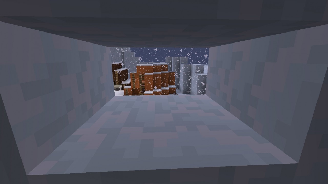 Small Snow Village Minecraft Map