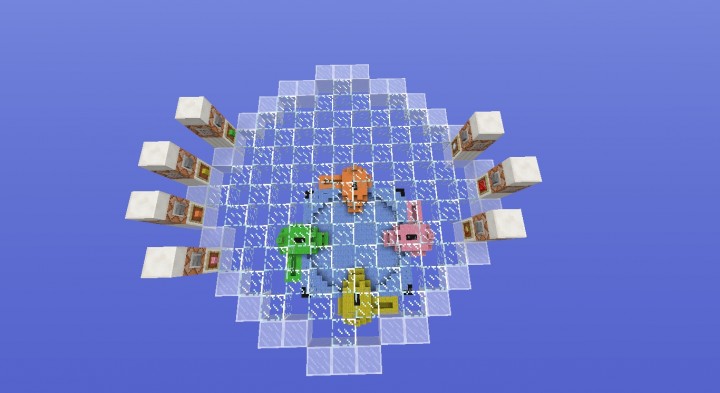 Hungry Hungry Hippos! [1-4 Player] Minecraft Map